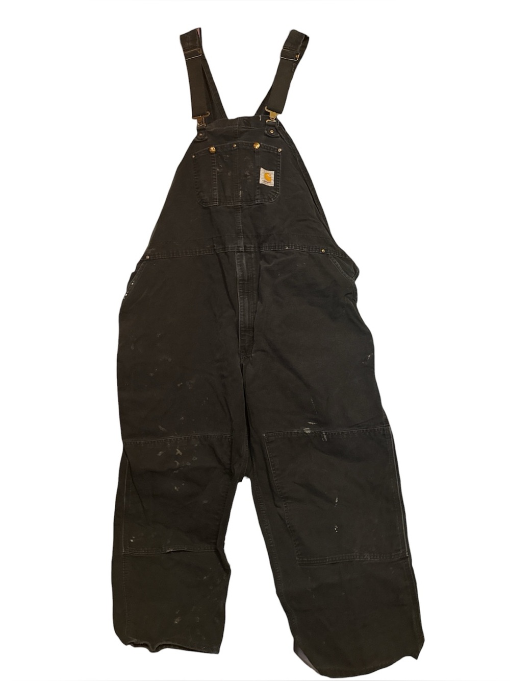 Carhartt double-knee duck bib overalls
